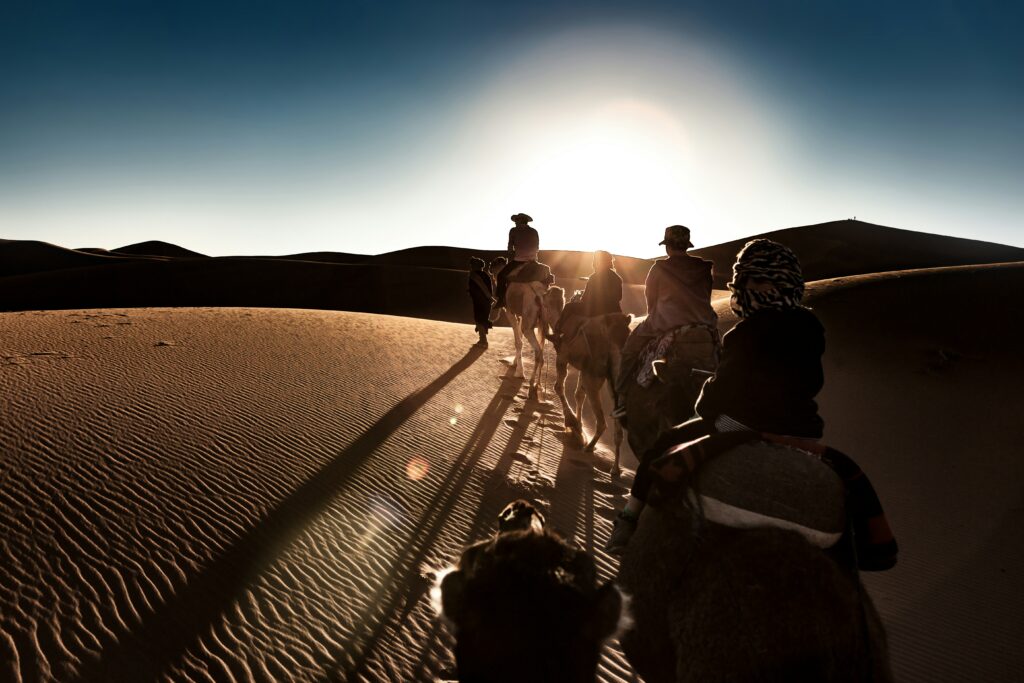 2 night camel trekking in merzouga